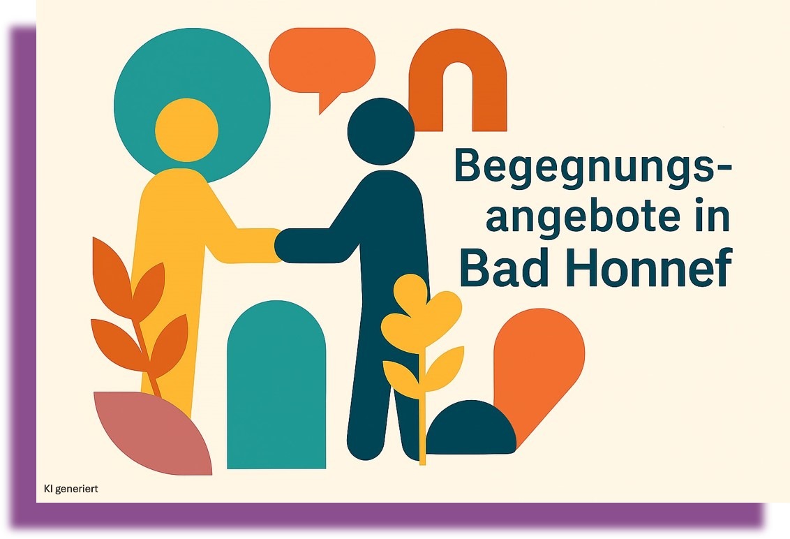 Hier finden Sie eine kleine, exemplarische Auswahl von Begegnungsangeboten in Bad Honnef