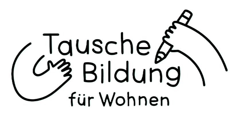 Logo Tausche Bildung gegen Wohnen, Engagement als Bildungspat:in für Kinder im Tausch gegen mietfreies Wohnen und Qualifizierung.