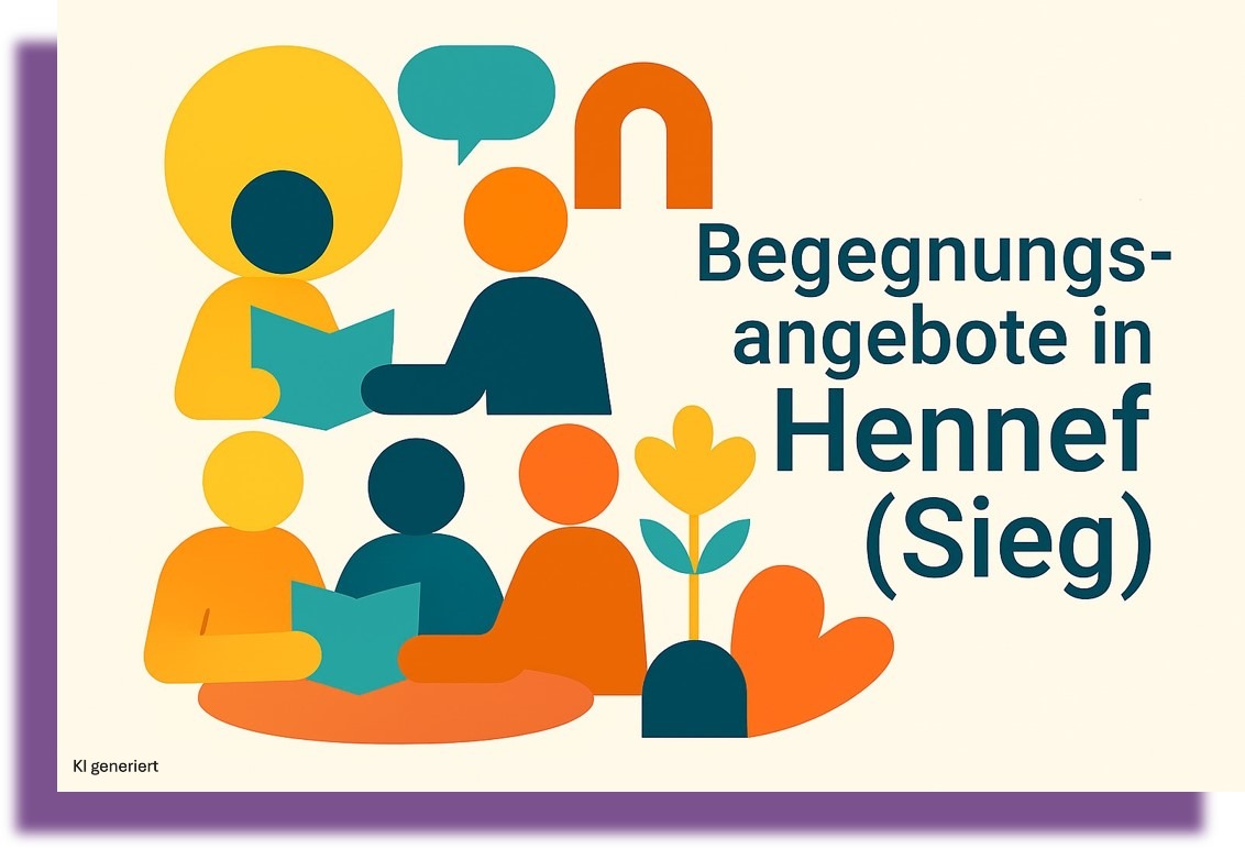 Hier finden Sie eine kleine, exemplarische Auswahl von Begegnungsangeboten in Hennef